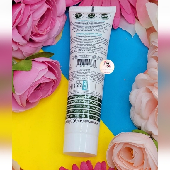 Mudmasky Blue Light Protection Mask - HEV Protection 60 ml/2 oz Sealed Full Size - Picture 3 of 6